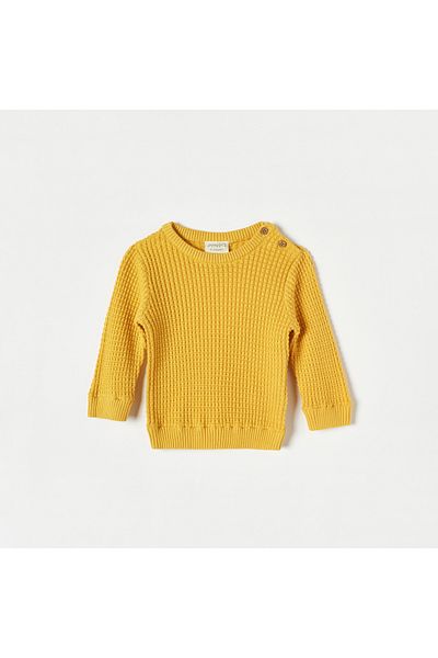 Juniors Textured Sweater with Long Sleeves