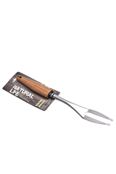Natural Life By Styli Natural Life Stainless Steel Fork with Acacica Wood Handle
