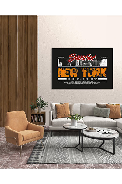 Dekoratif Kanvas Tablo Superior Newyork