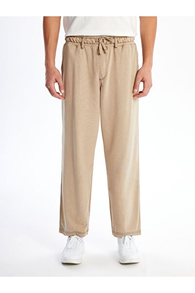 LC Waikiki Ανδρικό παντελόνι σε μπεζ άνετο κορμάκι