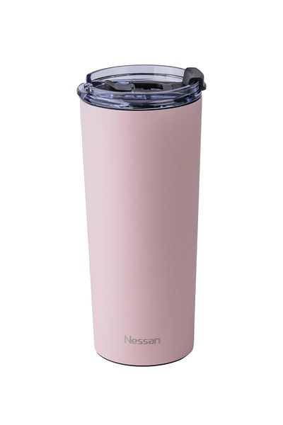 Nessan By Styli Insulated Stainless Steel Vacuum Mug, 600ml - Pink