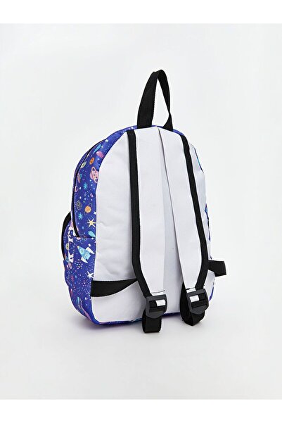 LC Waikiki Purple Floral Printed Girl's Backpack