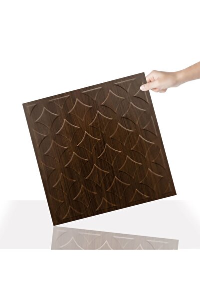 TİNK 3 Boyutlu Duvar Paneli Kabartmalı Retro Desen Pvc 41x41 cm/ 6 Adet /1 m²...