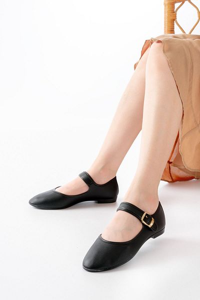 infon shoes creation 2606 Black Beret Casual Shoes