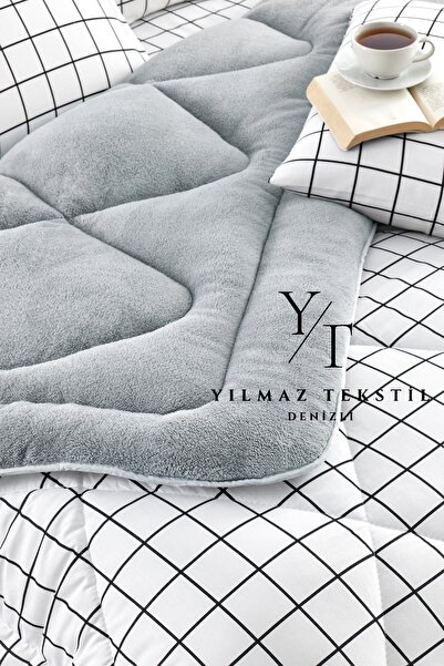 ChicMaison Double Fluffy Sleeping Set | Elastic Sheet | Dowry Set | Dowry Team | White Square