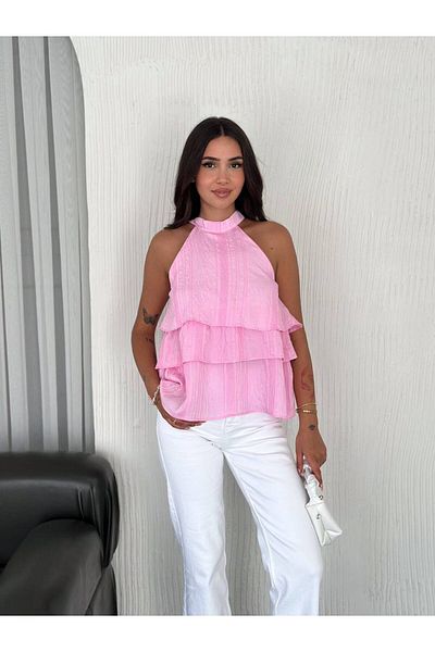 Noa Noa Judge Collar Layered Blouse