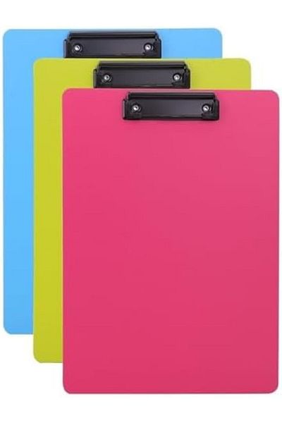 Deli EF75202 3-Layer Foam PP A4 Clipboard, Multicolor