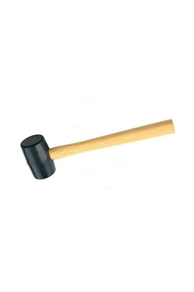 beorol Rubber mallet, wooden handle, 500 g,