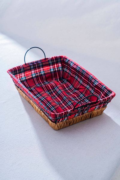 ACAR Rustika Nomia Wicker Rectangular Bread Basket - 31 cm