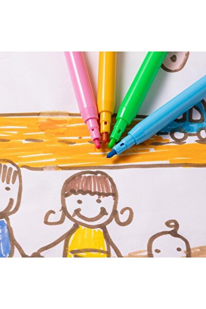 Deli EC169-24 Felt Pen Set – 24 Colors