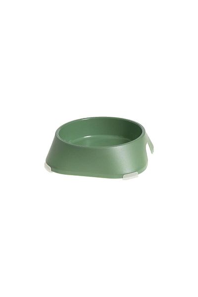 Fiboo Bowl, for dog, cat, non-slip supports, recycled PET, green, size M, 400 ml, 1