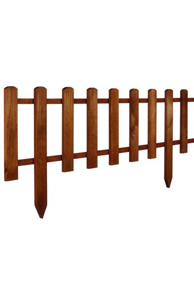 Artool Gard de gradina decorativ, din lemn distantat, maro, 104×40 cm