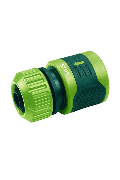 VERTO Quick coupling, with stop, bimaterial, 1/2&#8243; &#8211; 5/8&#8243;,