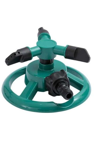 Mercaton Garden Rotating Sprinkler with 3 Adjustable Arms, Mercaton, 360° Rotation, Plastic, UV Resistant, 12