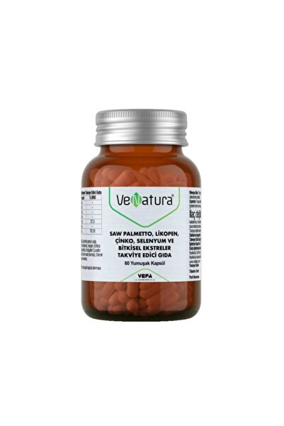 VeNatura Saw Palmetto Plus L-Arjinin Likopen Mineral 60 Kapsül