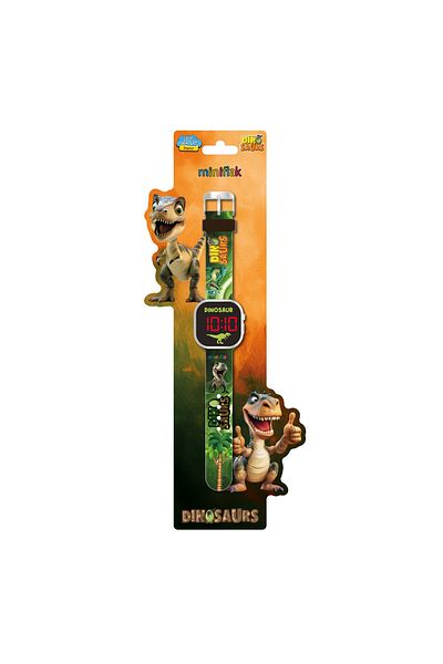 MiniFlak Dinosaur Mfd8001 Square Led Children's Watch