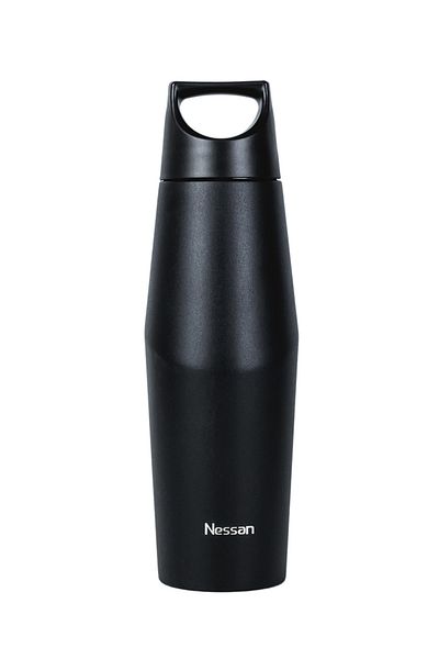 Nessan By Styli Vacuum Insulated Travel Flask Black, 540ml