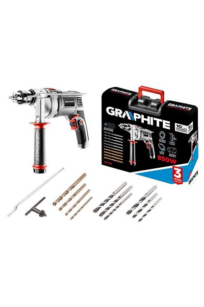 graphite Drill, screwdriver (drill), 850 W, chuck 2-13 mm,