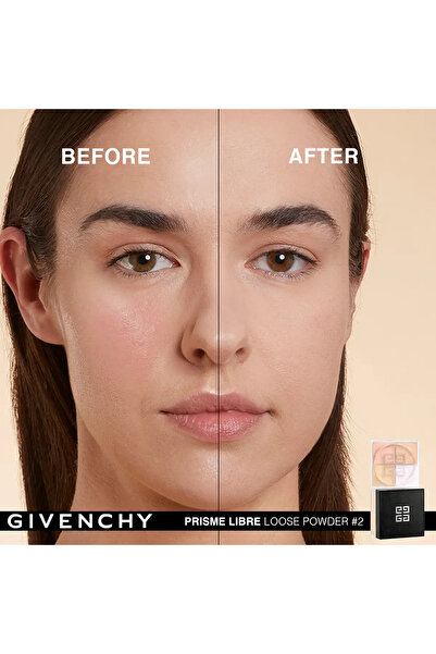 Givenchy Prisme Libre Mat-finish &amp; Enhanced Radiance Loose Powder-2 Satin Blanc