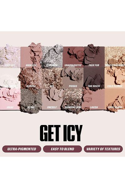 Huda Beauty HUDA BEAUTY Icy Nude Eyeshadow Palette, 16.1g