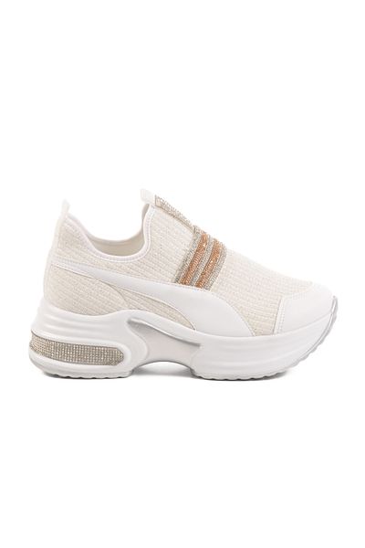 AYAKMOD White Anorak Stone Women's Sneaker 702307 Z