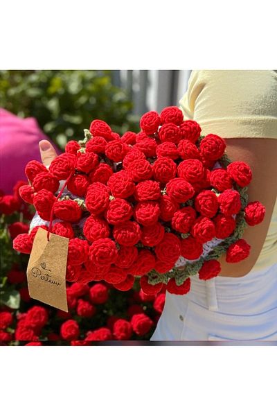 ZAHandmade Special Red Rose Bouquet