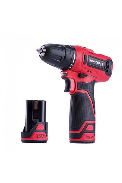 Worcraft Drill, screwdriver (drill), with 1.5 Ah battery, 12 V Li-ion charger, tool kit