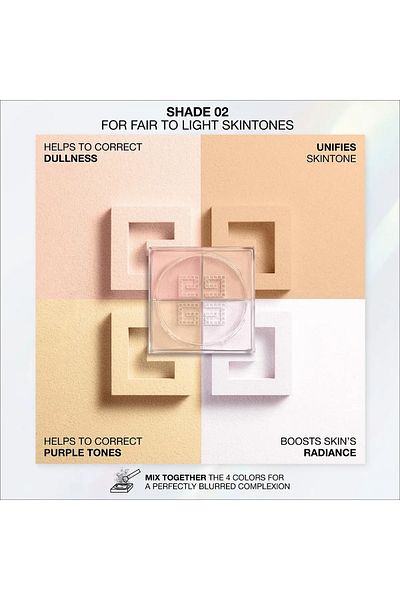 Givenchy Prisme Libre Mat-finish &amp; Enhanced Radiance Loose Powder-2 Satin Blanc