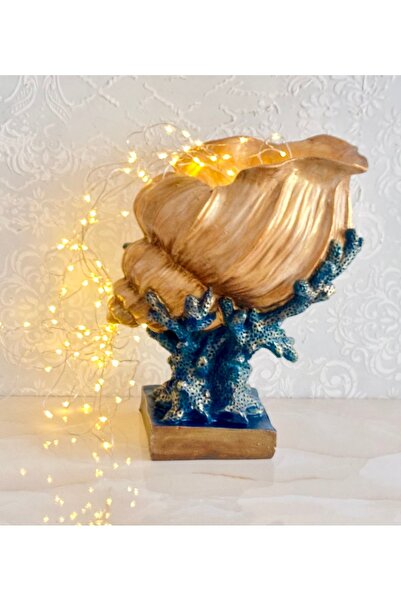 Kumsal Hobi Sanat İstiridye Mercanlı Vazo