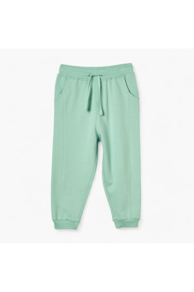 Juniors Solid Joggers with Drawstring Closure and Pockets