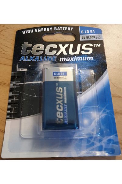CoreParts Alkaline Mang 9V Block 200 mAh, MBR9V/6LR61