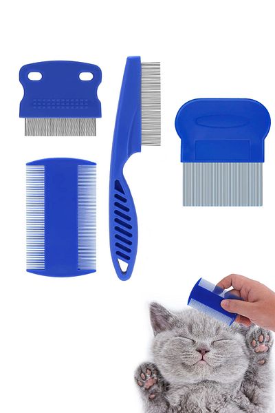 Beatitude Lice Comb Set Cat Dog Grooming Flea Lice Removal Set Pet Hair Cleaning Grooming Kit