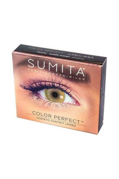SUMITA عدسات لاصقة عنبر عسل (8723)