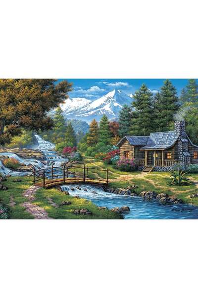 Art Puzzle 2000 Parça Puzzle Two Cascades - Arturo Zarraga