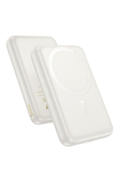 REDz Accessories Hoco J141 Magsafe Battery, Ultra Slim Powerbank, 10,000mAh Capacity, Fast Wireless Charging, White