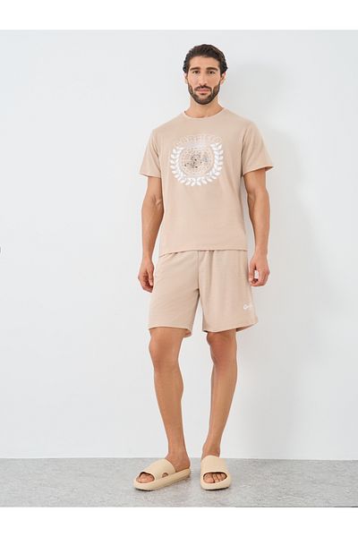 Styli Garfeild Graphic Print Short Sleeve T-Shirt and Shorts Set