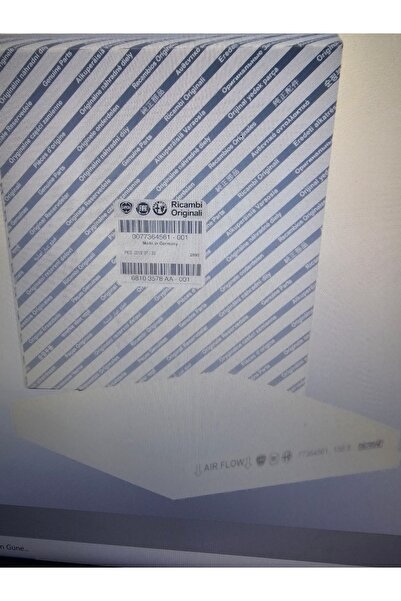 orıgınall ORİJİNAL FIAT 77364561 POLEN FİLTRESİ