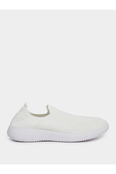 Styli Textured Slip On Sneakers