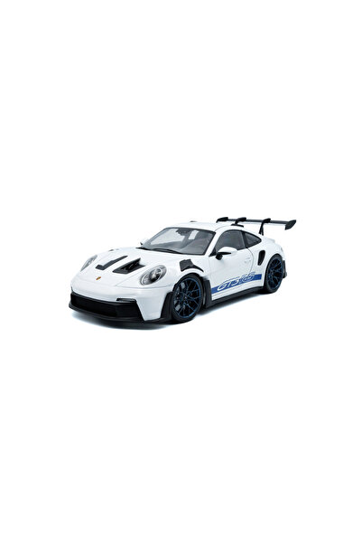 Solido S1812102 1/18 Porsche 911 GT3 RS – White With Blue Sripes – 2024