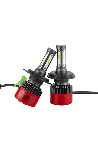 Carsons Set H7, două faruri becuri LED mașină, ventilator răcire, 36W/bec, 8000LM, 6500K