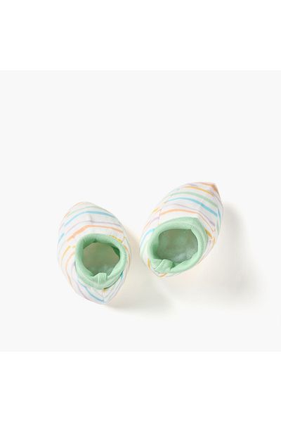 Juniors Striped Booties