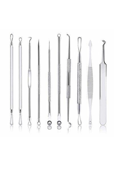 Aptel Σετ 10 επαγγελματικών εργαλείων περιποίησης δέρματος, ανοξείδωτο ατσάλι...