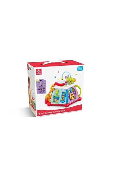 Hola مكعب الأنشطة الاكتشافي 15 في 1 HE806