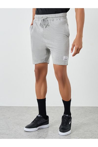 Styli Badge Detail Regular Fit Terry Shorts