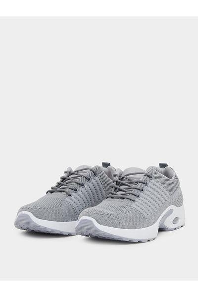 Styli Lace Up Knitted Upper Sneakers