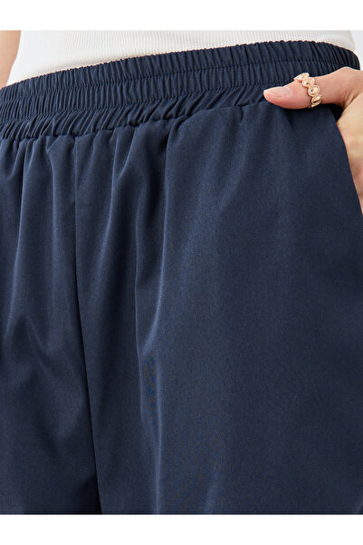 Styli Side Piping Detail Pants with Elastic Waistband