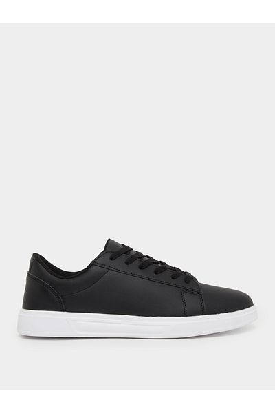 Styli Classic Matte Court Lace Up Sneakers