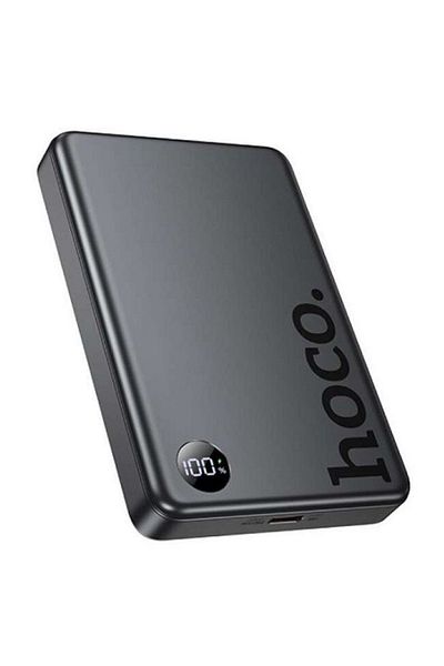 REDz Accessories Hoco Q34 Magsafe Battery, Ultra Slim Powerbank, 10,000mAh Capacity, Fast Wireless Charging, Black