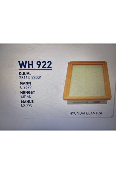 İthal WUNDER WH-922 HAVA FİLTRESİ