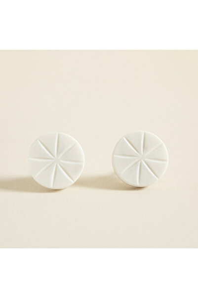 Chakra Marbly Star Çekmece Kulbu Beyaz